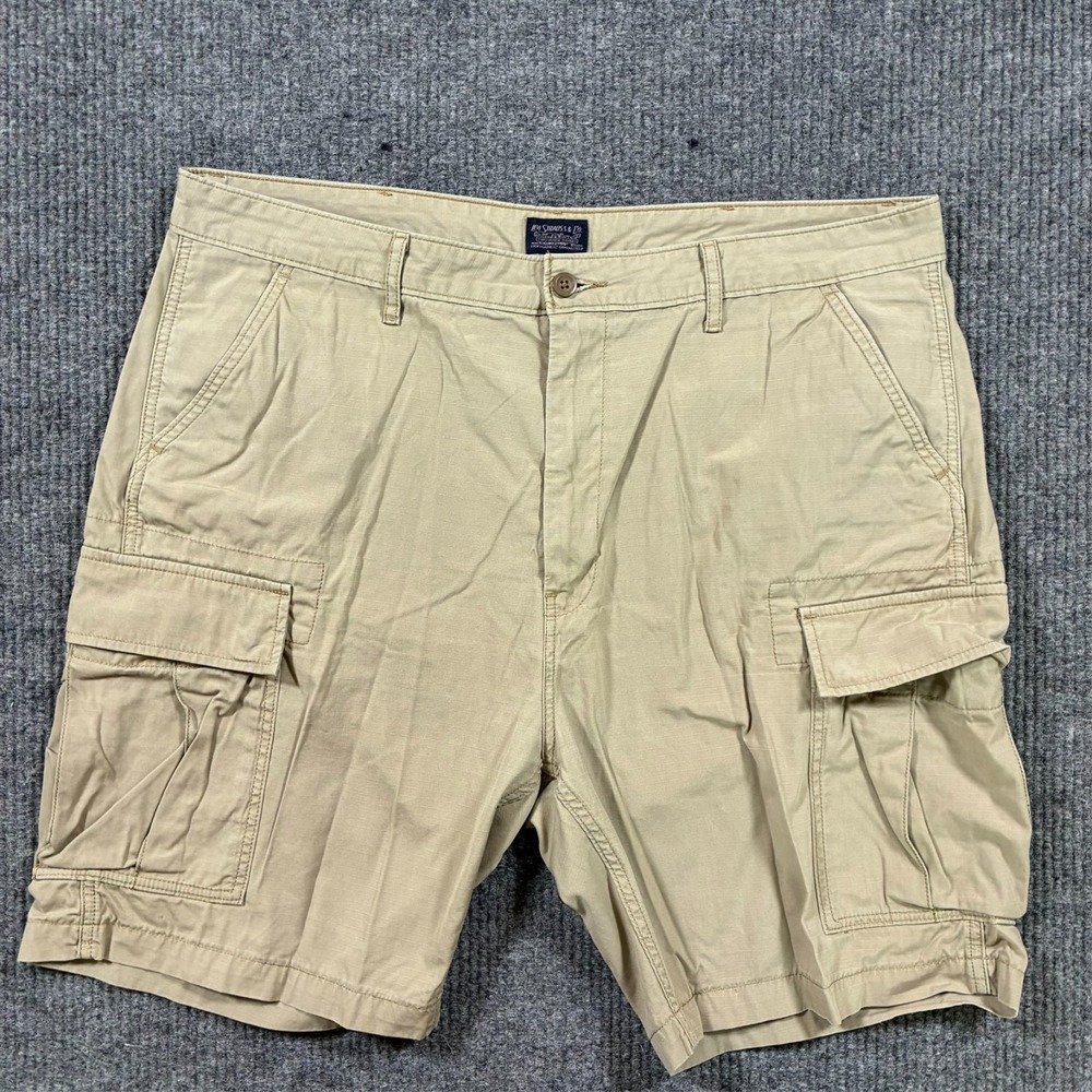 Levi's Mens Cargo Shorts W42" Beige Outdoor Utility Work Casual High Rise